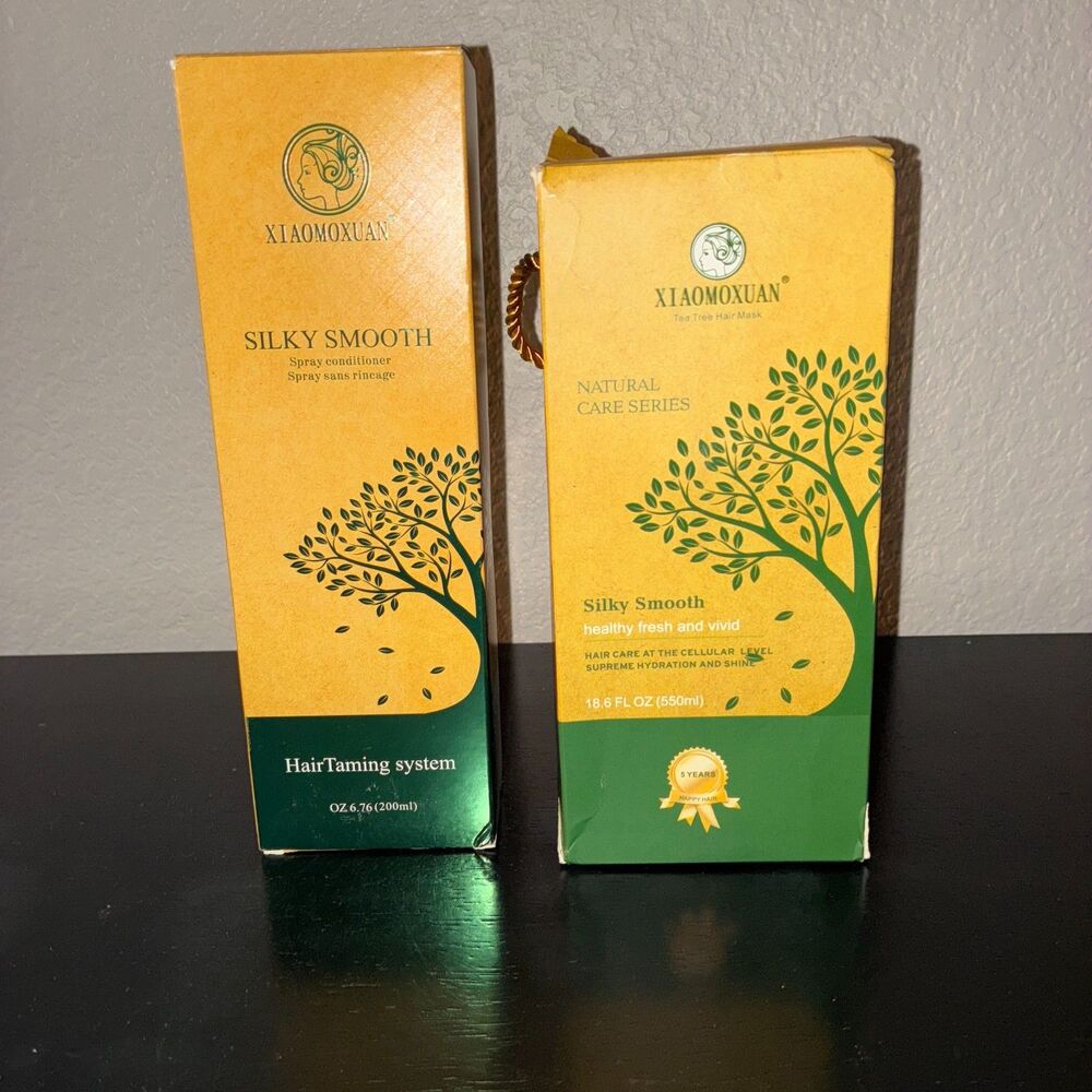 Xiaomoxuan Tea Tree Leave-In Conditioner & Collagen Shampoo Set of 2
